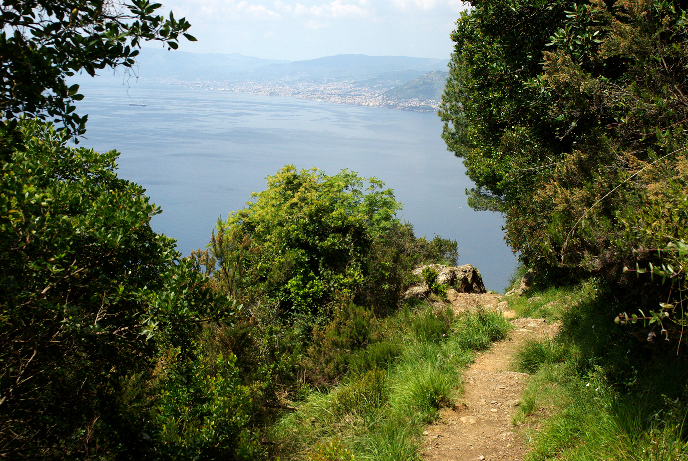 Il bivio in località Fornelli