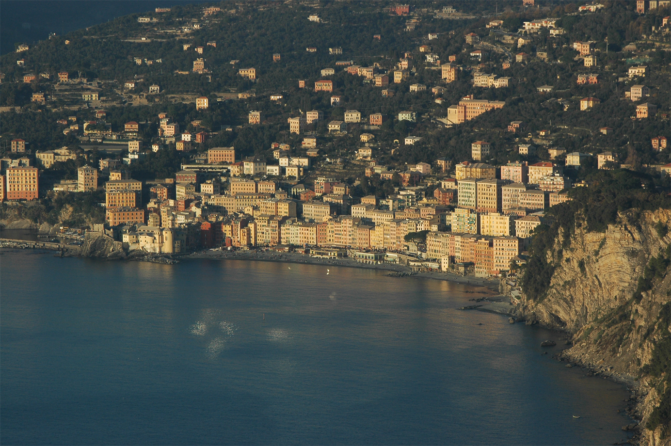 Camogli vista dal versante occidentale