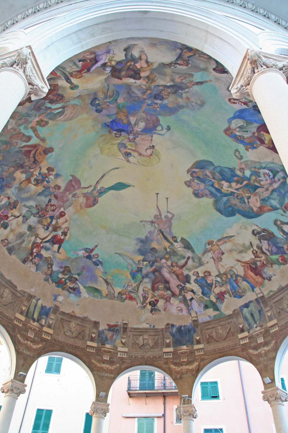 Affreschi del Chiosco della Musica